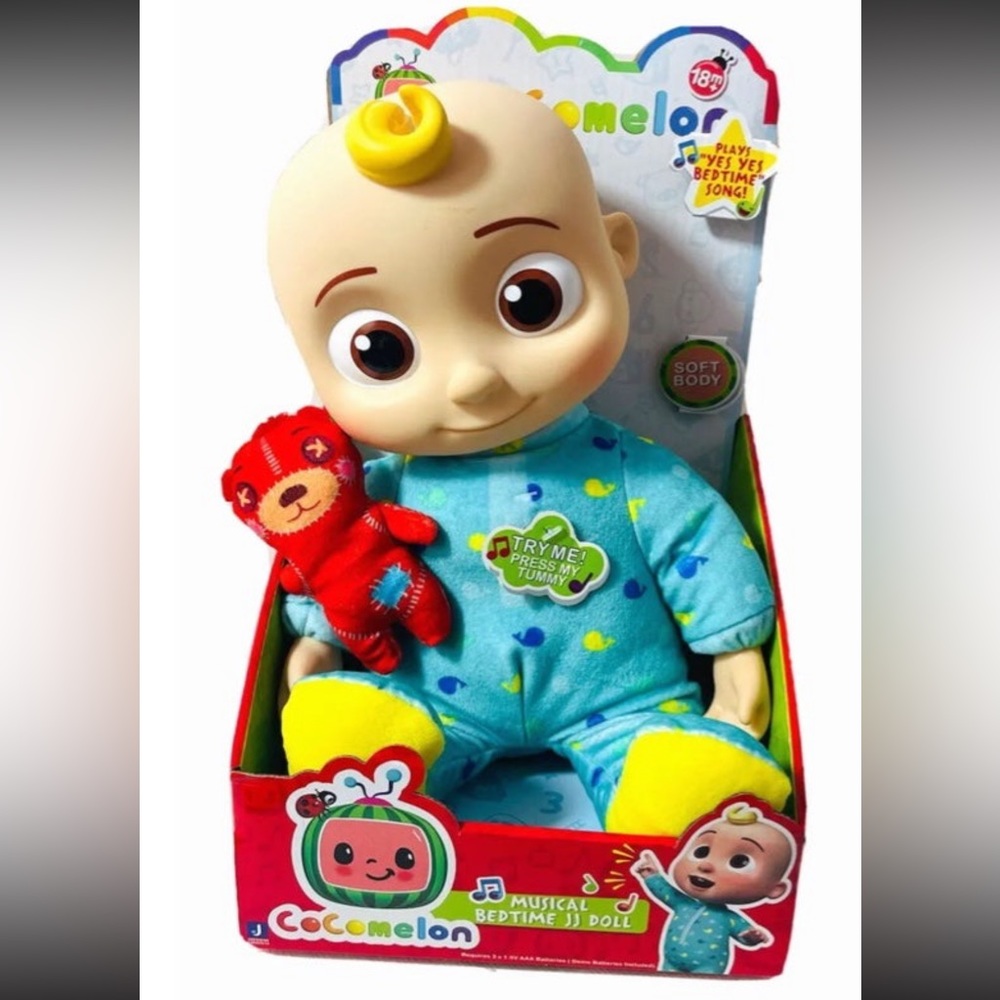 Cocomelon Musical Bedtime‎ JJ Doll With Plush Tummy